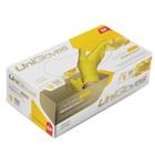 Luva Látex Amarelo Yellow Unigloves Premium Sem Pó (CX com 100 UN)