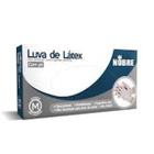 Luva latex com po *M* - Protecao contra agentes quimicos - c/100un - Nobre