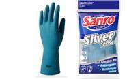 Luva Latex Natural Sanro Silver Sense Antiderrapante Pmg-xg