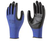 Luva látex nitrilica azul nr 9 safety grip