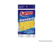 Luva Latex Sanro Standard Amarela D Xg Blister c/10pcs