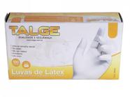 Luva latex - Talge com 100 un