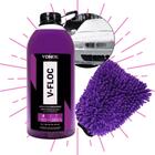Luva Microfibra + Shampoo Automotivo 3l V-floc Vonixx Automotivo Carro