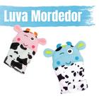 Luva Mordedor Silicone Vaquinha - Unik Alívio Dentinhos Bebê