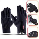 Luva Moto Bike Impermeavel Motoqueiro Termica Touch Screen Ciclismo Frio Forro Forrada Chuva Água Antiderrapante