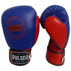 Luva Muay Thai Boxe Kickboxing Adoma Azul/Vermelha Pulser