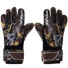 Luva Poker Futebol Skull Semi Profissional Multiterreno - Preto+Marrom