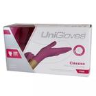 Luva Proced Unigloves 100un PP Pink