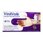 Luva procedimento Volk descartável vinil amido G com 100