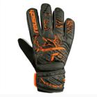 Luva Reusch Attrakt Starter Solid Juvenil - Verde e Laranja