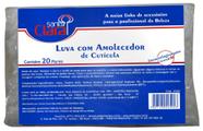 Luva santa clara manicure com amolecedor c/20 pares