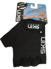 Luva Skin Sport Fun Pto Bco Unissex Curta Meio Dedo Clarino