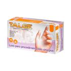 Luva talge vinil p s/ po 100un