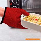Luva térmica tecido dupla face utilidade para cozinha