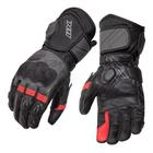 Luva X11 Racer2 Moto Motociclista Proteção Preto/cinza/verm