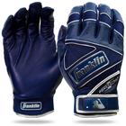 Luvas de Bate Franklin Sports MLB Powerstrap Chrome Adu