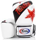 Luvas de boxe Fairtex BGV1 Muay Thai Training 240mL brancas