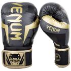 Luvas de boxe Venum Elite Dark Camo/Gold de 3 camadas de espuma