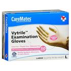 Luvas de exame Caremates Vytrile-Pf grandes 50 cada por Caremates (pacote com 6)