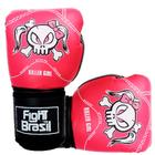 Luvas de Kick Boxe Muay Thai - Killer Girl - Rosa