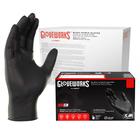 Luvas de Nitrilo GLOVEWORKS Industrial Black 5 Mil - Pacote com 1000 Unidades - Tamanho P