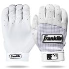 Luvas de rebatidas de beisebol Franklin Sports Pro Classic Pearl/Wh