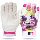 Luvas de rebatidas Franklin Sports MLB Grow to Pro Kids Pink