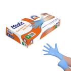 Luvas Descartáveis Nitrílica Tam G  Sem Pó Cx Com 100