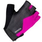 Luvas Flames DaMatta Gel Ciclismo Dedo Curto Rosa/Preto