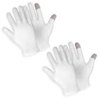 Luvas hidratantes Sibba Touch Screen White Cotton, 2 pares