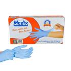 Luvas Nitrílicas Procedimento Medix Caixa C/100 Azul