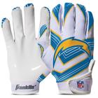 Luvas para receptores de futebol Franklin Sports Los Angeles Charger