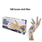 Luvas vinilflex tamanho g 100 unidades