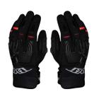 Luvas x11 havoc para motoqueiro preto/vermelho 3g