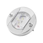 Luz de Alcançado Redonda em Aço Inox LED Branco Frio 12v - Rei Marine