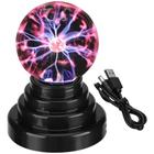 Luz de esfera de plasma Zerodis USB Globe Night Touch Sensitive - Wokex