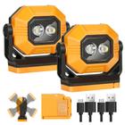 Luz de Trabalho Recarregável Easymaxx LED - 1500LM - 3 Modos - 360°