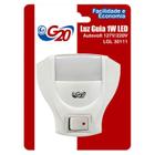 Luz guia noturna led c/chave-g20