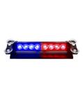 Luz Led Giroflex Para Parabrisa Azul E Vermelho 12v