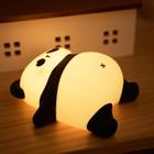 Luz noturna NesVecit Recarregável Cute Squishy Panda Kids