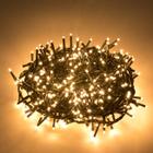 Luzes de cluster de Natal AWQ 500 LED 15m em branco quente