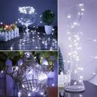 Luzes de Corda LED Coloridas - 10 Unidades com Bateria para Decoração de Festa