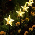 Luzes de corda LED impermeáveis, estrelas de flocos de neve da árvore de Natal - Wokex