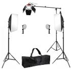 Luzes de LED - Softboxes + Iluminador Led Tocha e Tripés - TUDOPRAFOTO