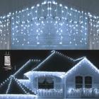 Luzes de Natal Icicle LYHOPE 432 LED 10,8 m 8 modos