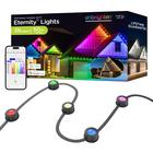 Luzes externas Enbrighten Eternity 50 pés 36 LEDs RGBWIC pretos