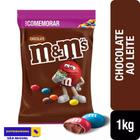 M&M's Confeito Chocolate ao Leite 1kg Mars