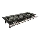 M3 Fogão 3 Bocas Mesa Stori 304 3Q Duplos P. 6,5 Metalmaq