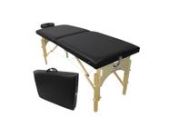 Maca mesa divã dobrável portátil com regulagem de altura 200kg para Estética Massagem Salão Sobrancelhas