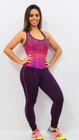 Macacao academia legging rouge